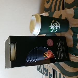 Plastic Starbucks reusable cups